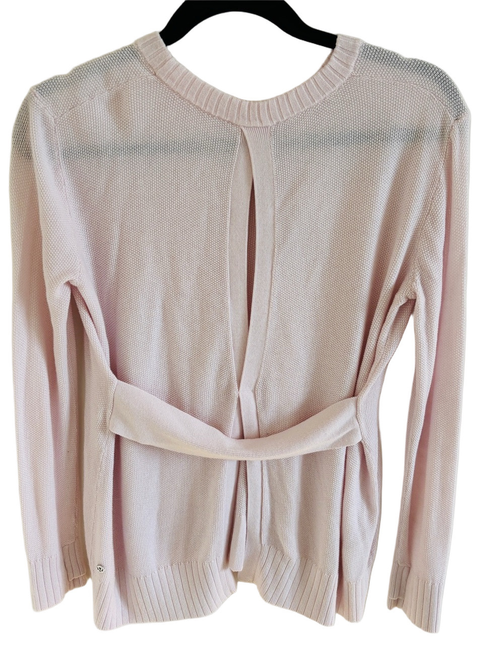 Lululemon Pink Glow Cashlu Sweater Size 8 Relaxed Fit Cashmere Blend - Picture 6 of 12